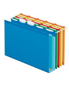 Assorted Colors Legal Size Pendaflex Translucent Poly File Jackets 5/Pack 50993 