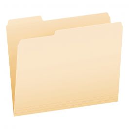 Pendaflex Essentials File Folders Straight Cut Top Tab Legal Manila 100/Box 753 