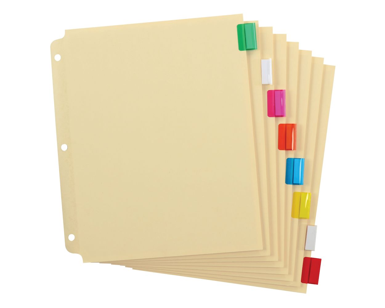 Oxford® Oversized Premium Insertable Tab Dividers - 8 Tabs, Letter