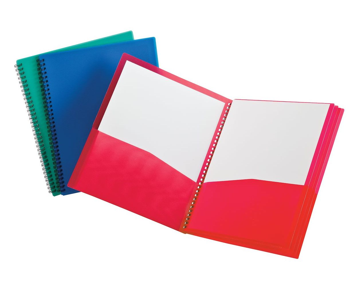 Oxford® Poly 8-Pocket Folder, Letter, Assorted