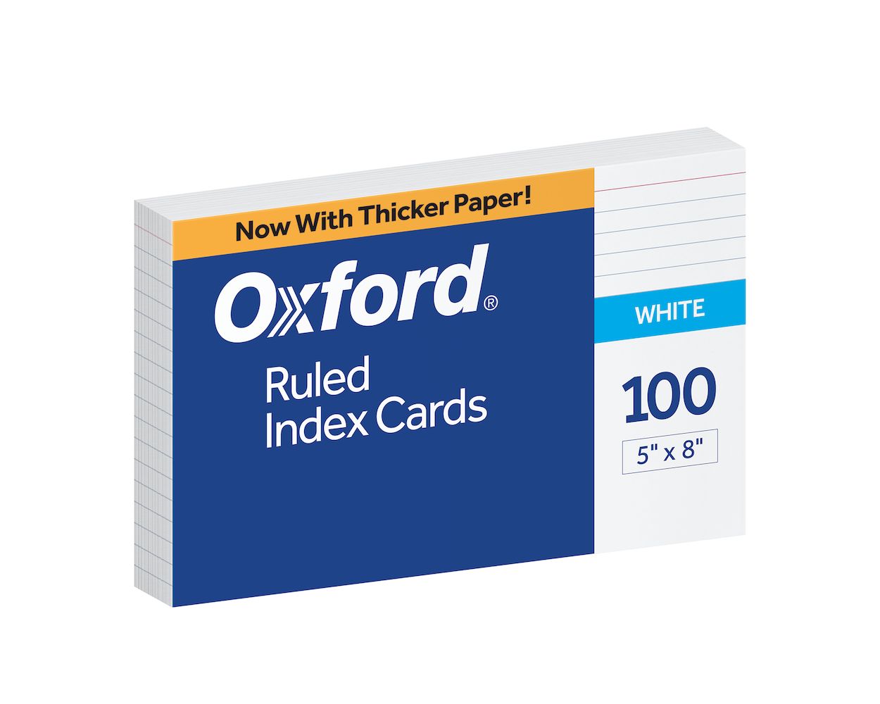 Oxford® Ruled Index Cards, 24" x 24", White, 24 Per Pack Regarding 5 By 8 Index Card Template