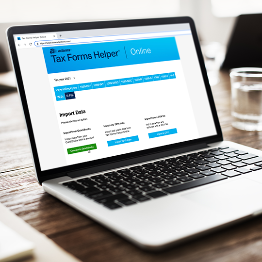 Adams Tax Forms Helper Online